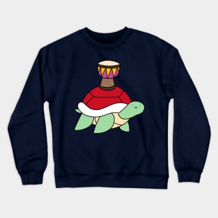 Turtle and Little Djembe Crewneck Sweatshirt